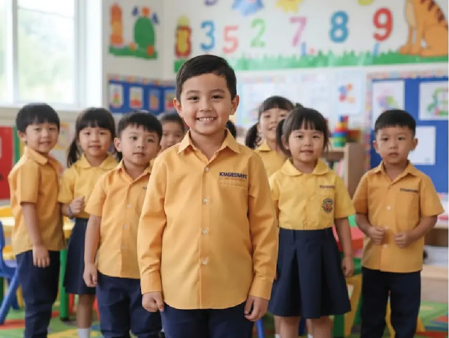 Tempah Uniform Tadika Rasmi Malaysia & Custom Kindergarten School Uniform